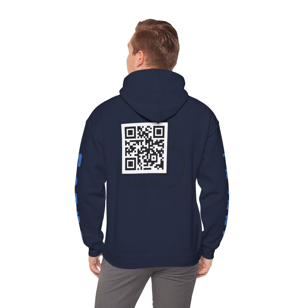 Dog Duo Hoodie — "Mongo and Trappy" Portrait Hoodie with QR Code