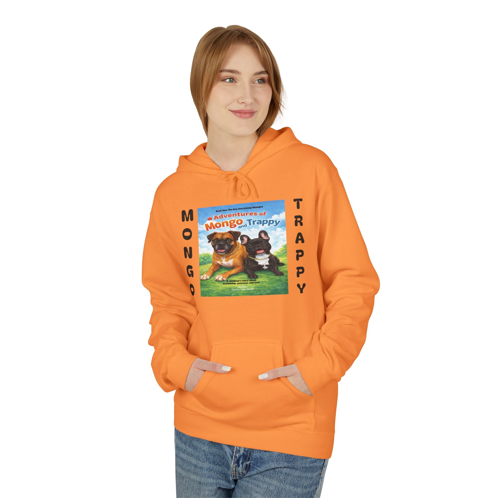 Mongo & Trappy Hoodie — "Adventures of Mongo and Trappy" QR-Scan Graphic Hoodie