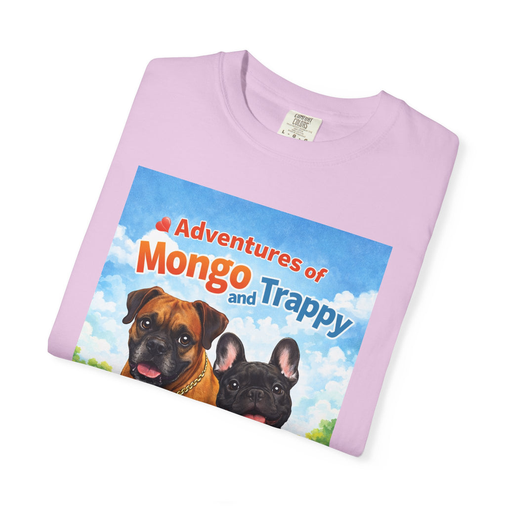 Adventures of Mongo and Trappy T-shirt | Dog Illustration, Cartoon Pets
