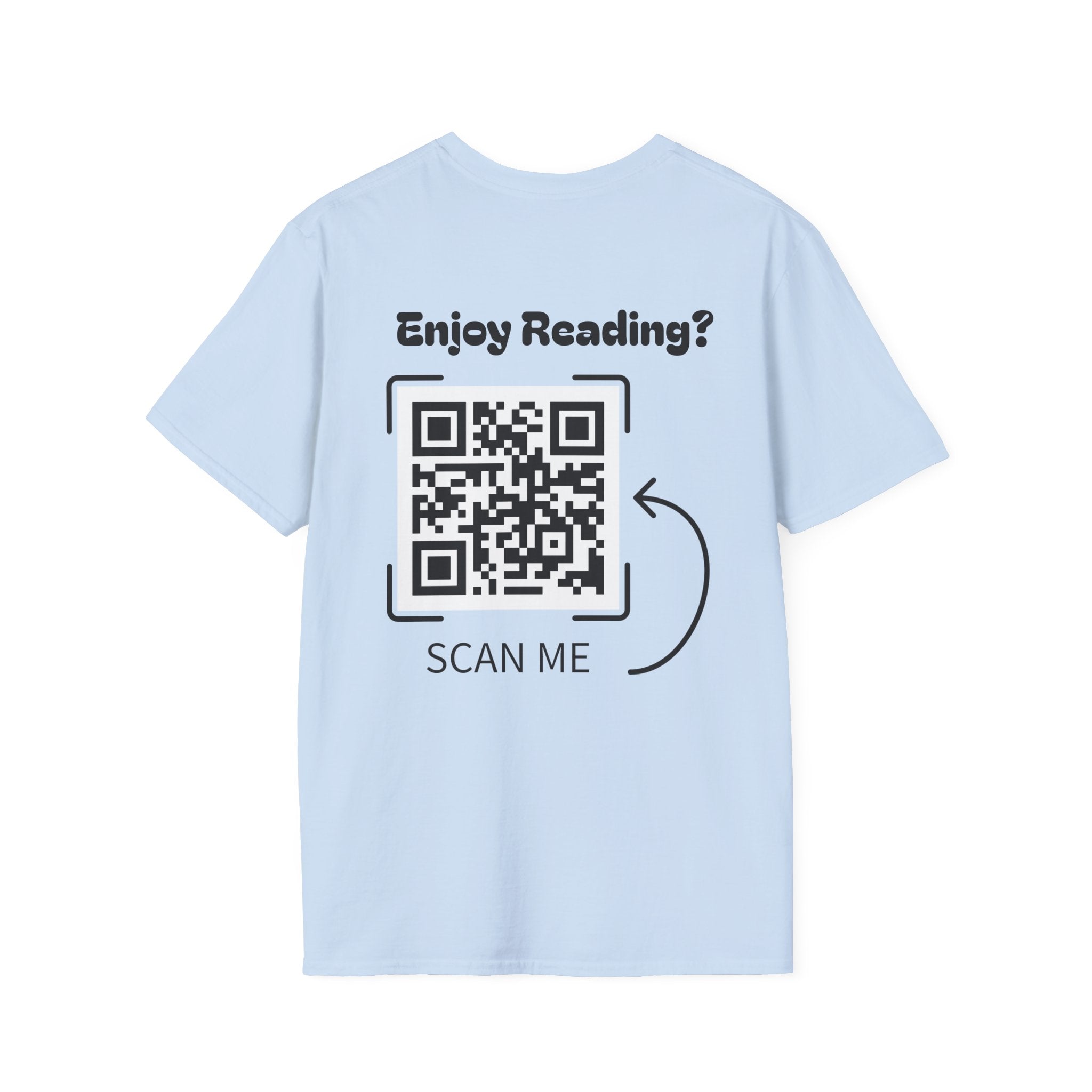 Adventure Graphic T-Shirt — “Adventures of Mongo & Trappy” with Back QR Code