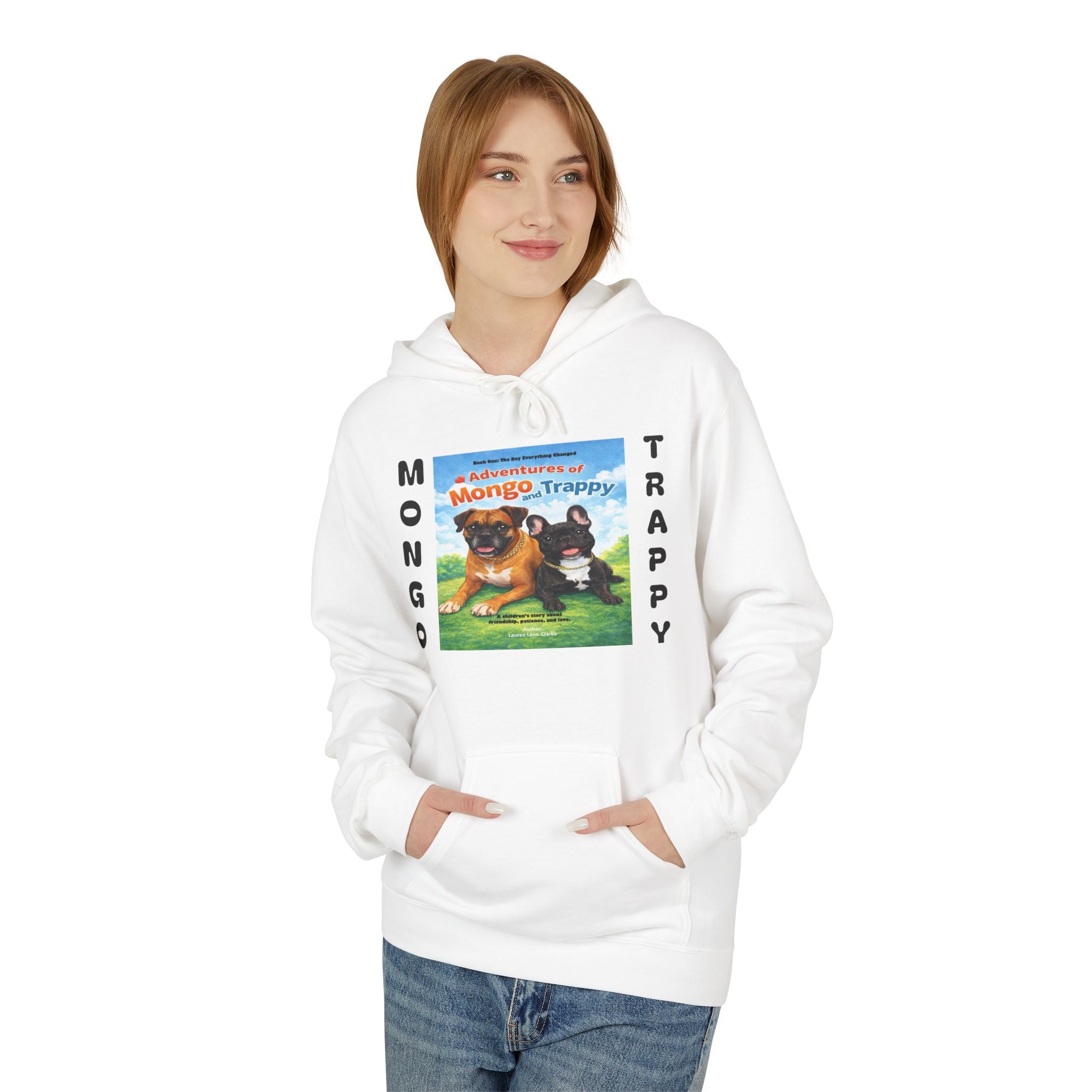 Mongo & Trappy Hoodie — "Adventures of Mongo and Trappy" QR-Scan Graphic Hoodie