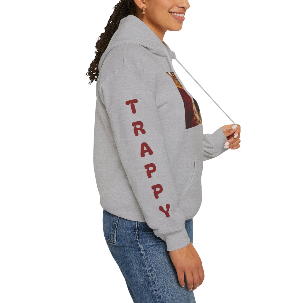 King Tuffy Crowned Dog Hoodie — Royal Dog Portrait Sweatshirt