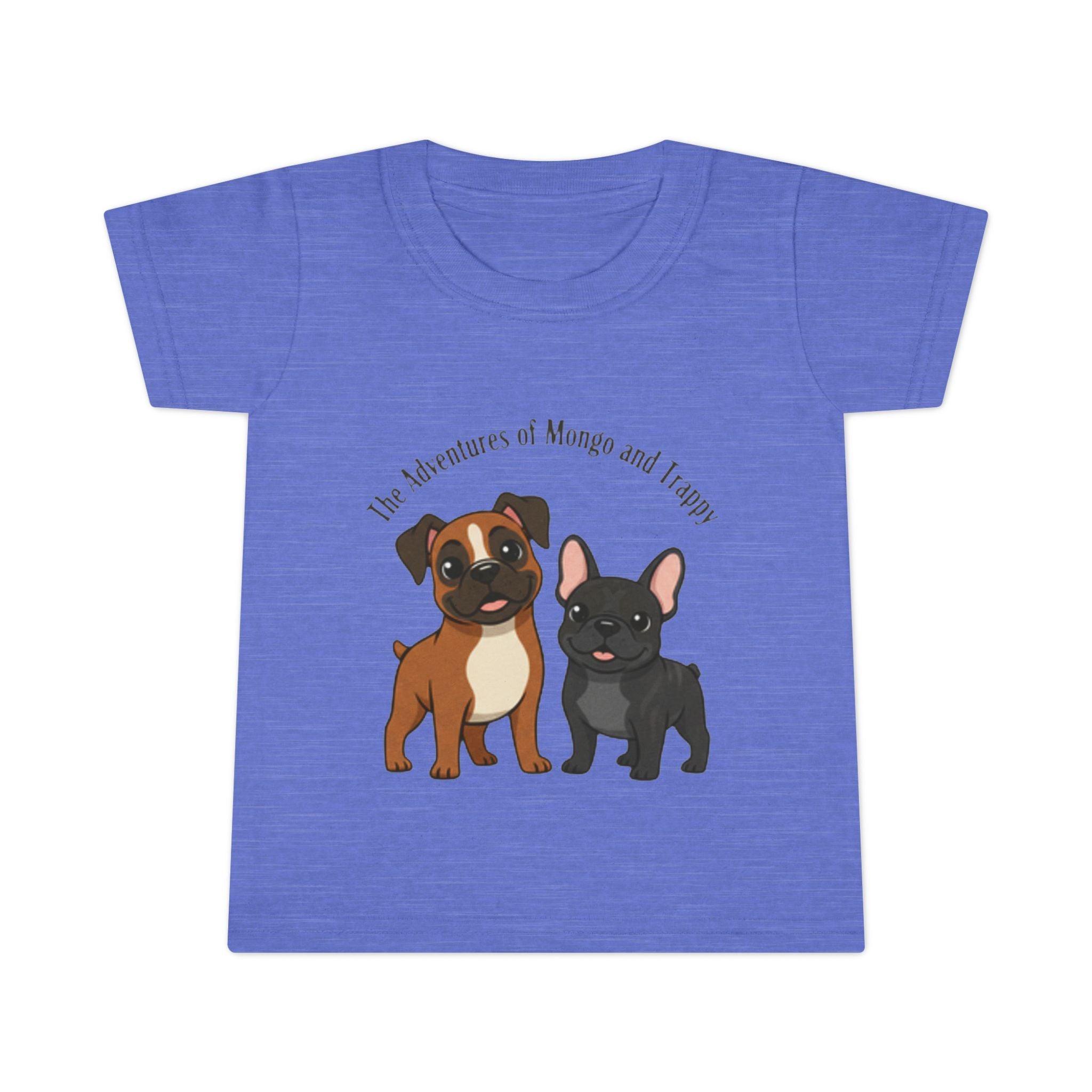 Toddler T‑Shirt  Cartoon  Pups “Mongo and Trappy”