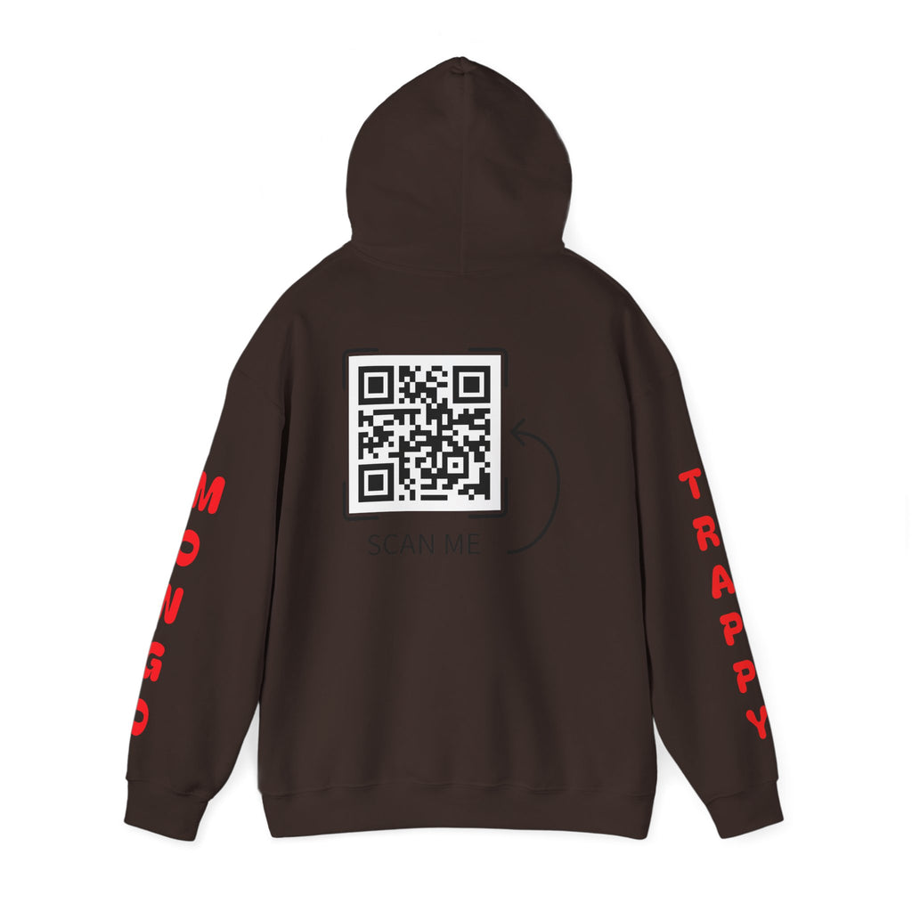 Dog Duo Hoodie — "Mongo and Trappy" Portrait Hoodie with QR Code