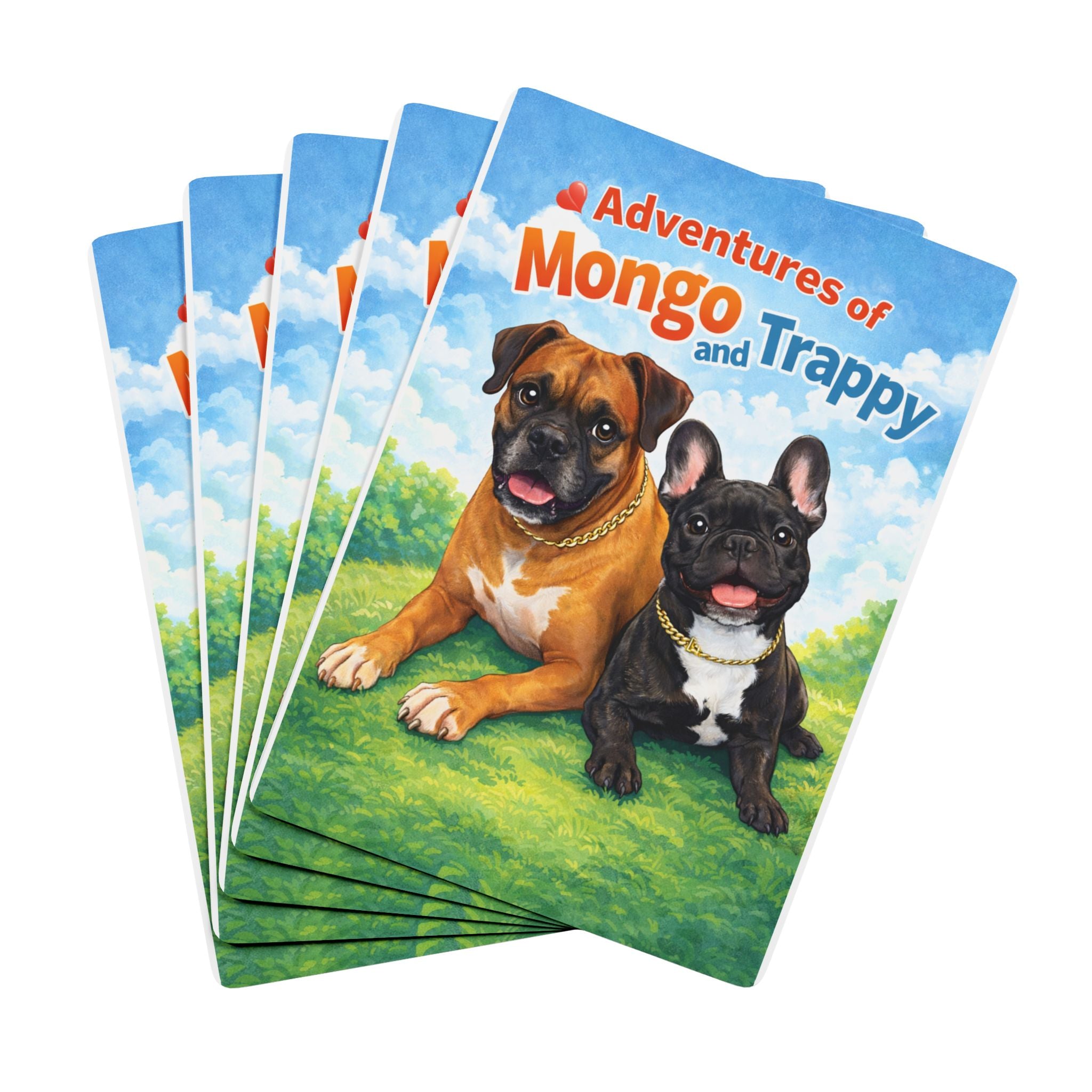 Poker Playing Cards — Adventures of Mongo & Trappy Dog Deck