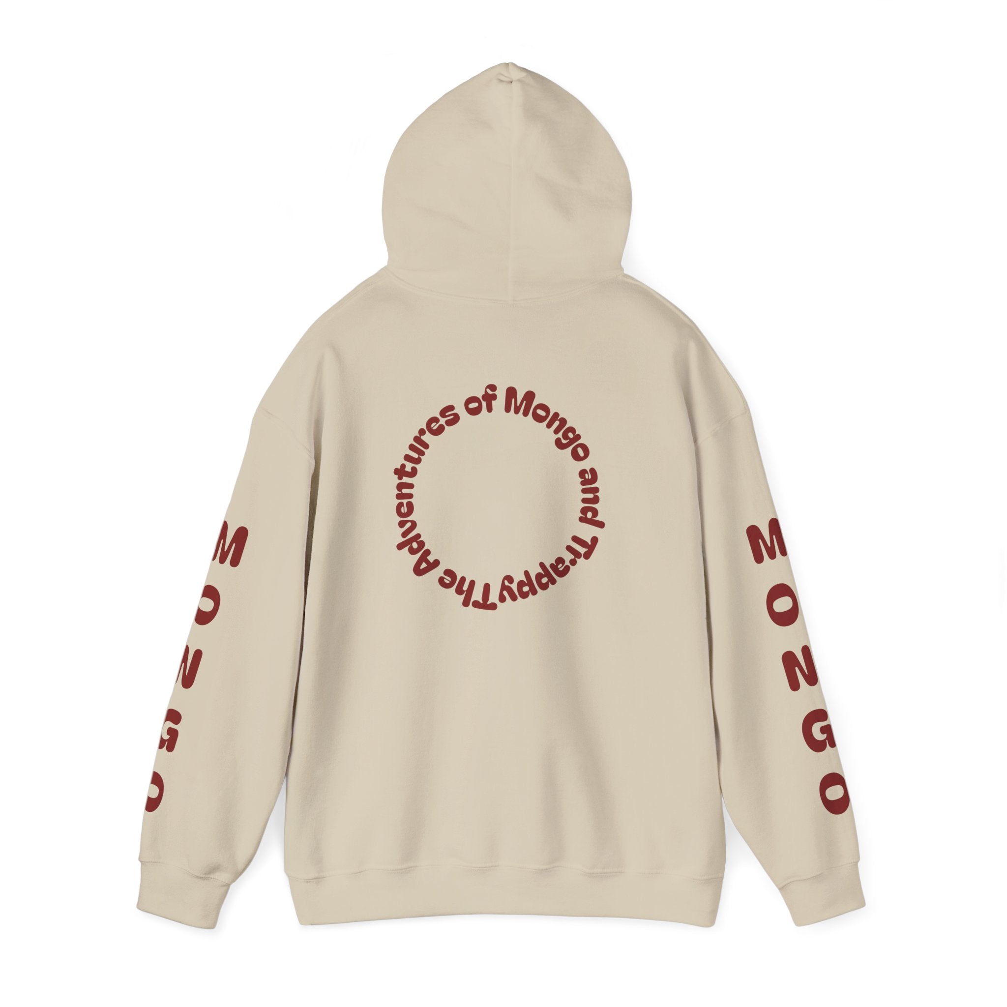 King Mungo Hoodie – Royal Dog Photo Pullover with 'Mungo' Sleeve Text