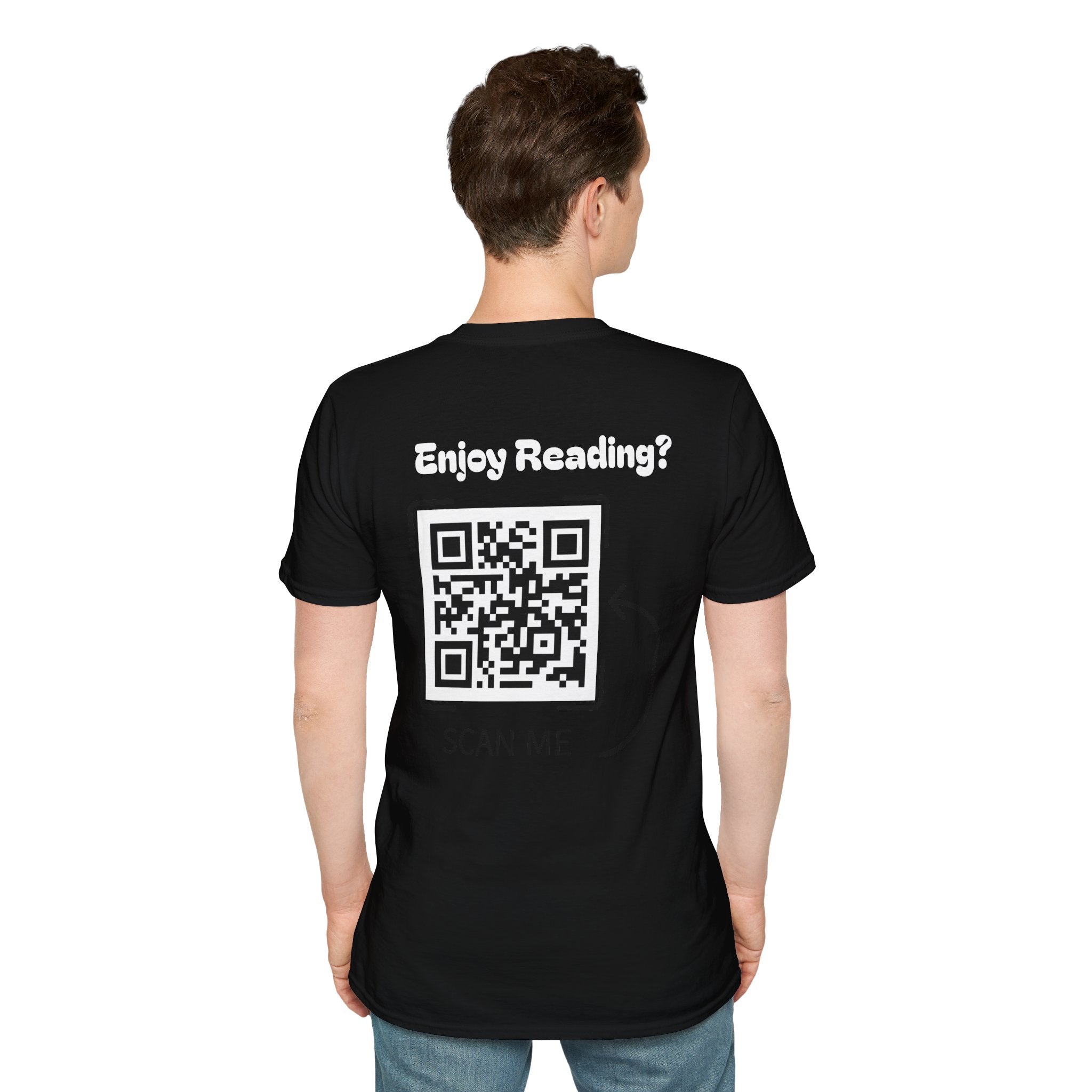 Adventure Graphic T-Shirt — “Adventures of Mongo & Trappy” with Back QR Code