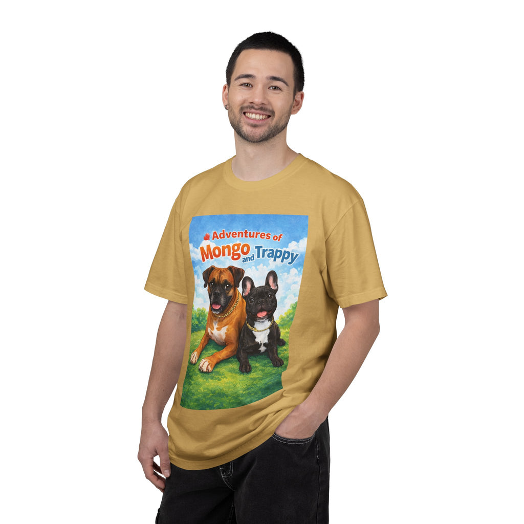 Adventures of Mongo and Trappy T-shirt | Dog Illustration, Cartoon Pets