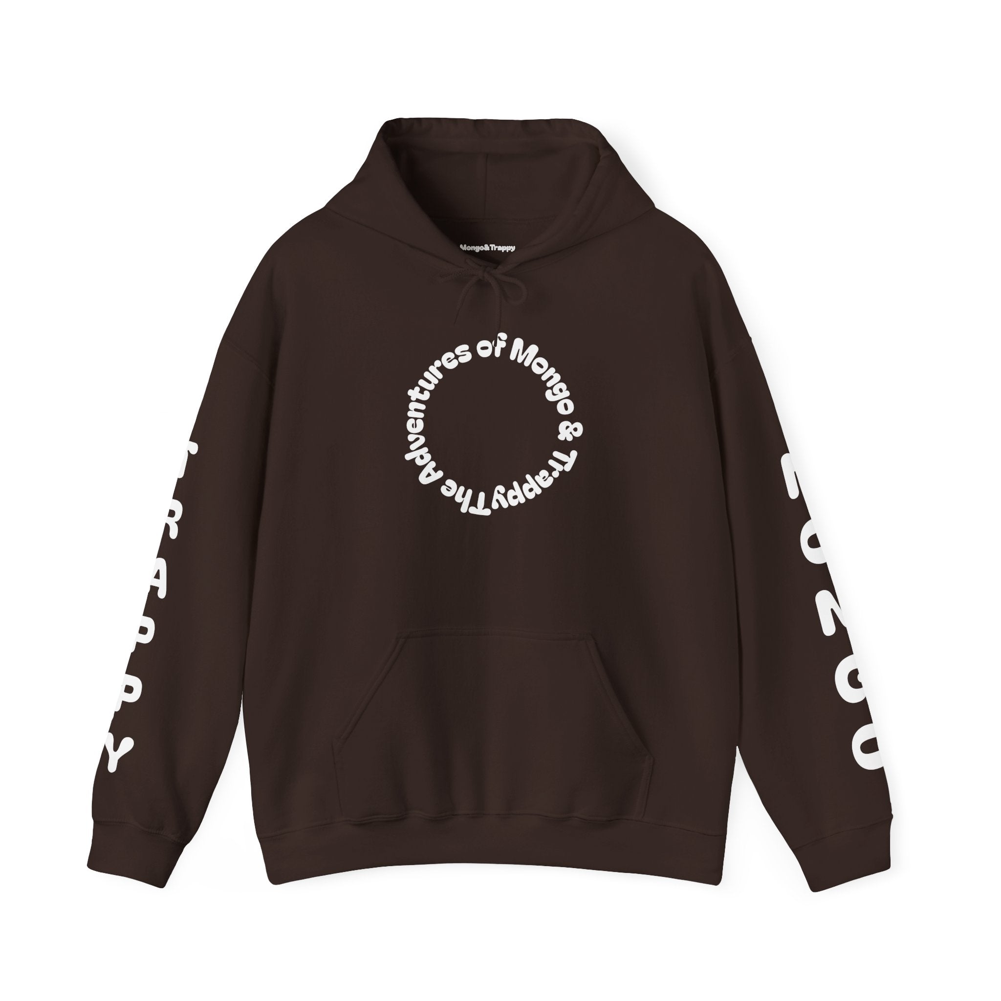 Dog Adventure Hoodie — "The Adventures of Mongo & Trappy" Graphic Hooded Sweatshirt