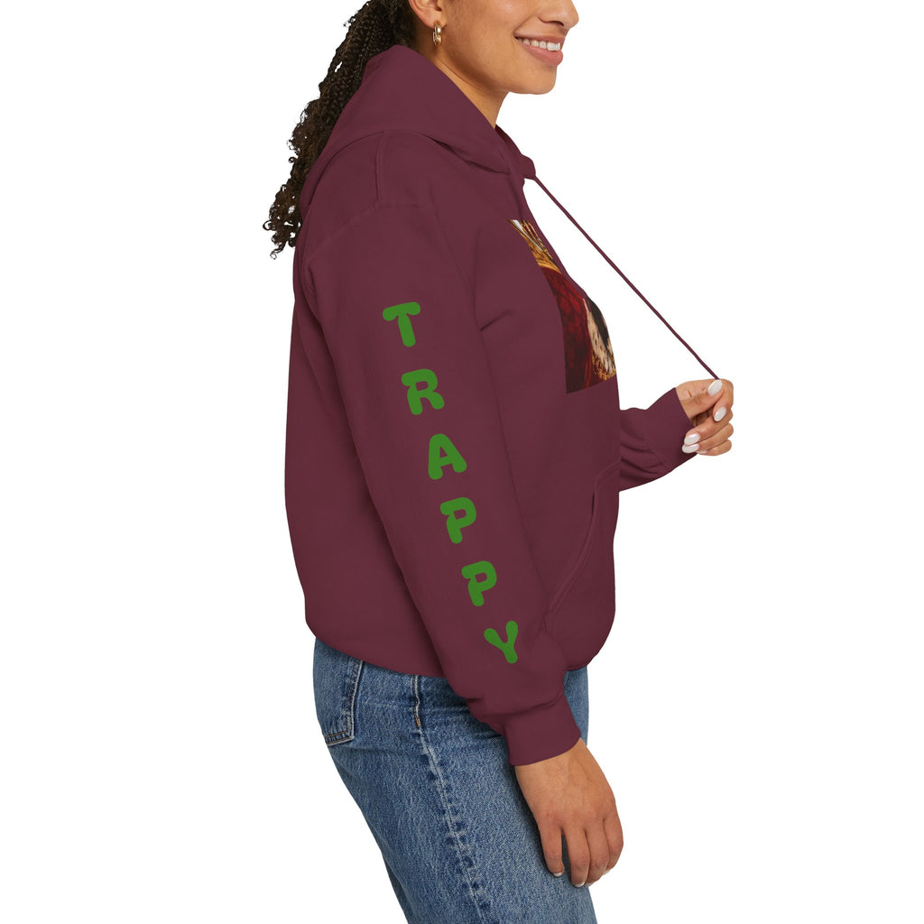 King Tuffy Crowned Dog Hoodie — Royal Dog Portrait Sweatshirt