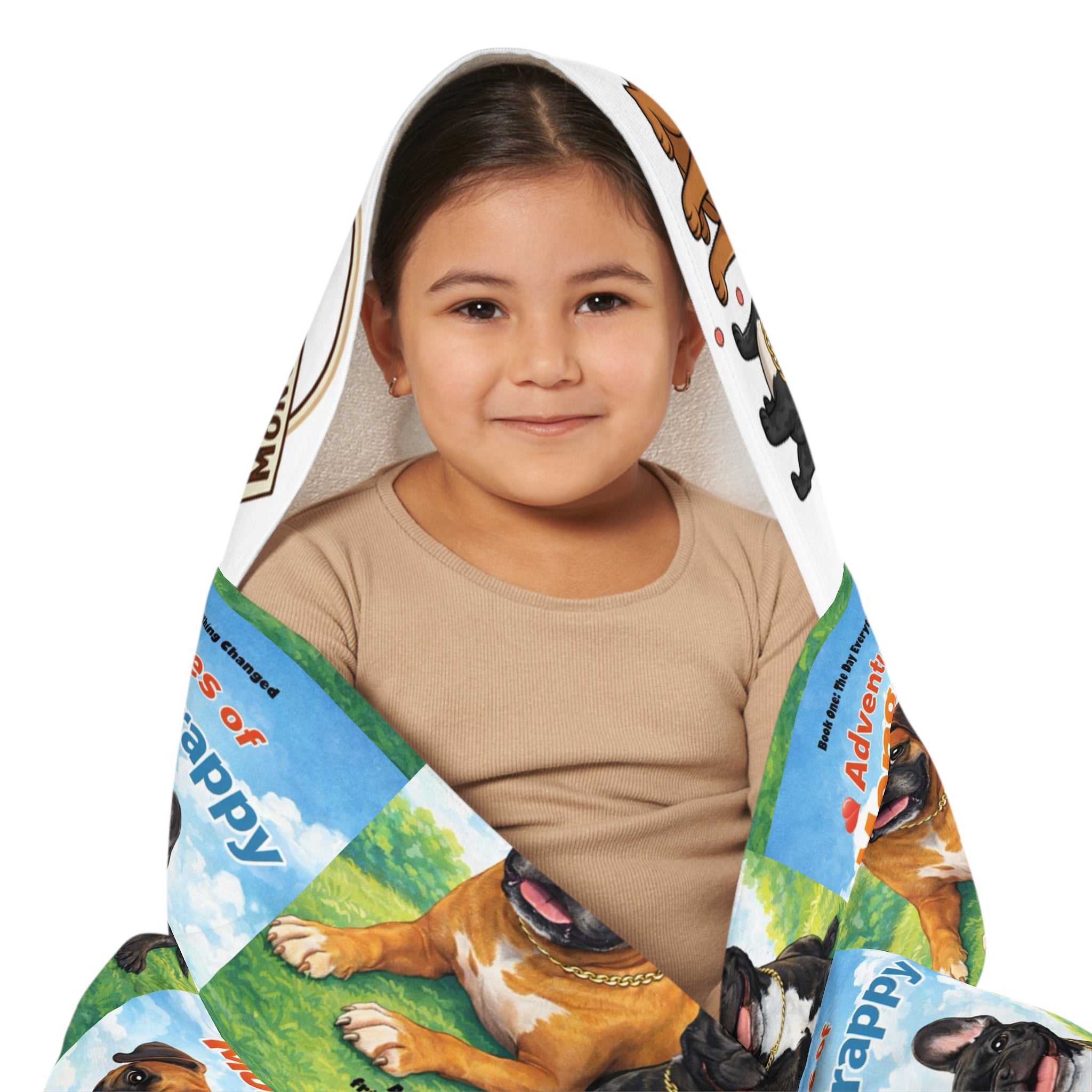 Youth Hooded Towel — "Adventures of Mongo & Trappy" Kids Beach & Bath Wrap