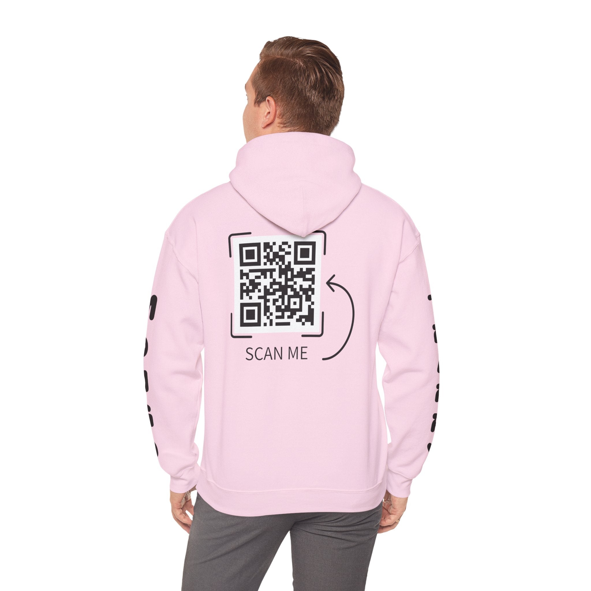 Dog Duo Hoodie — "Mongo and Trappy" Portrait Hoodie with QR Code