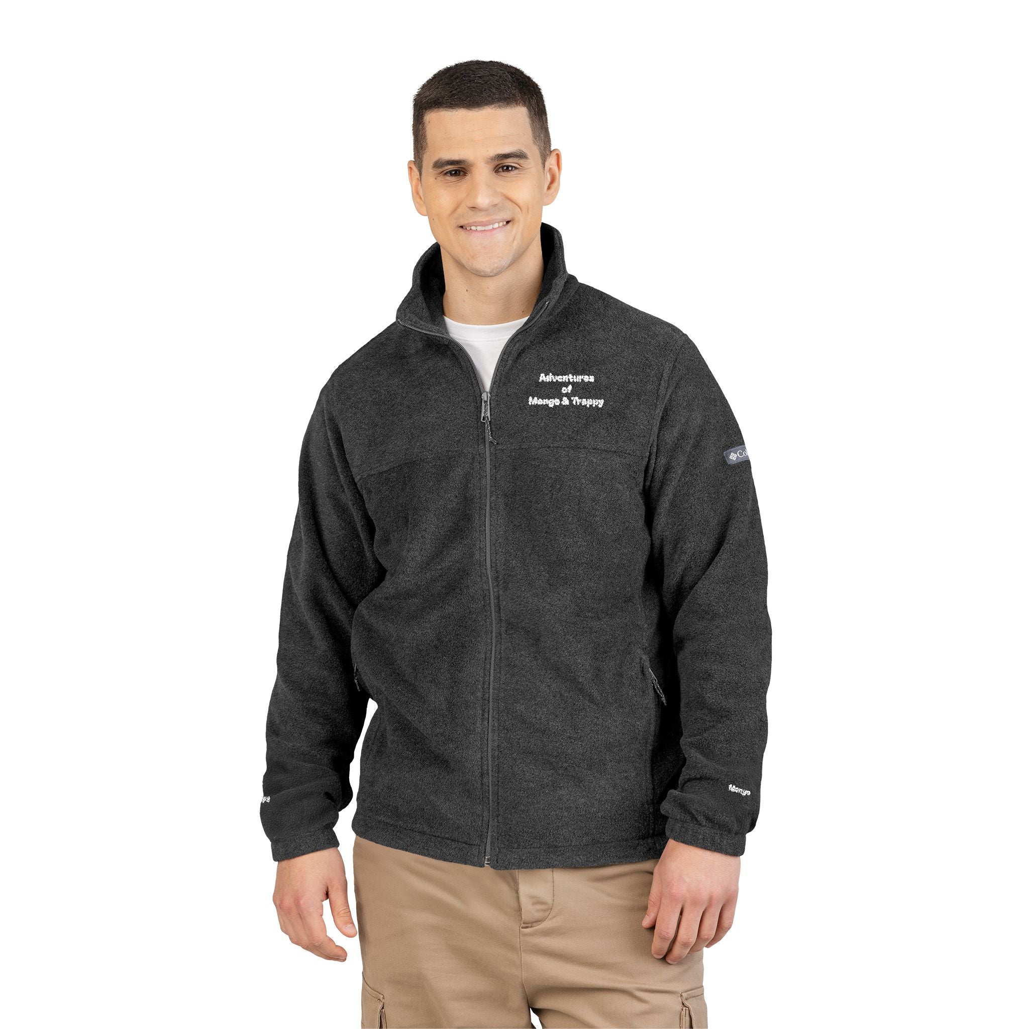 Embroidered Columbia Fleece Jacket – Cozy Dog & Cat Rescue Design