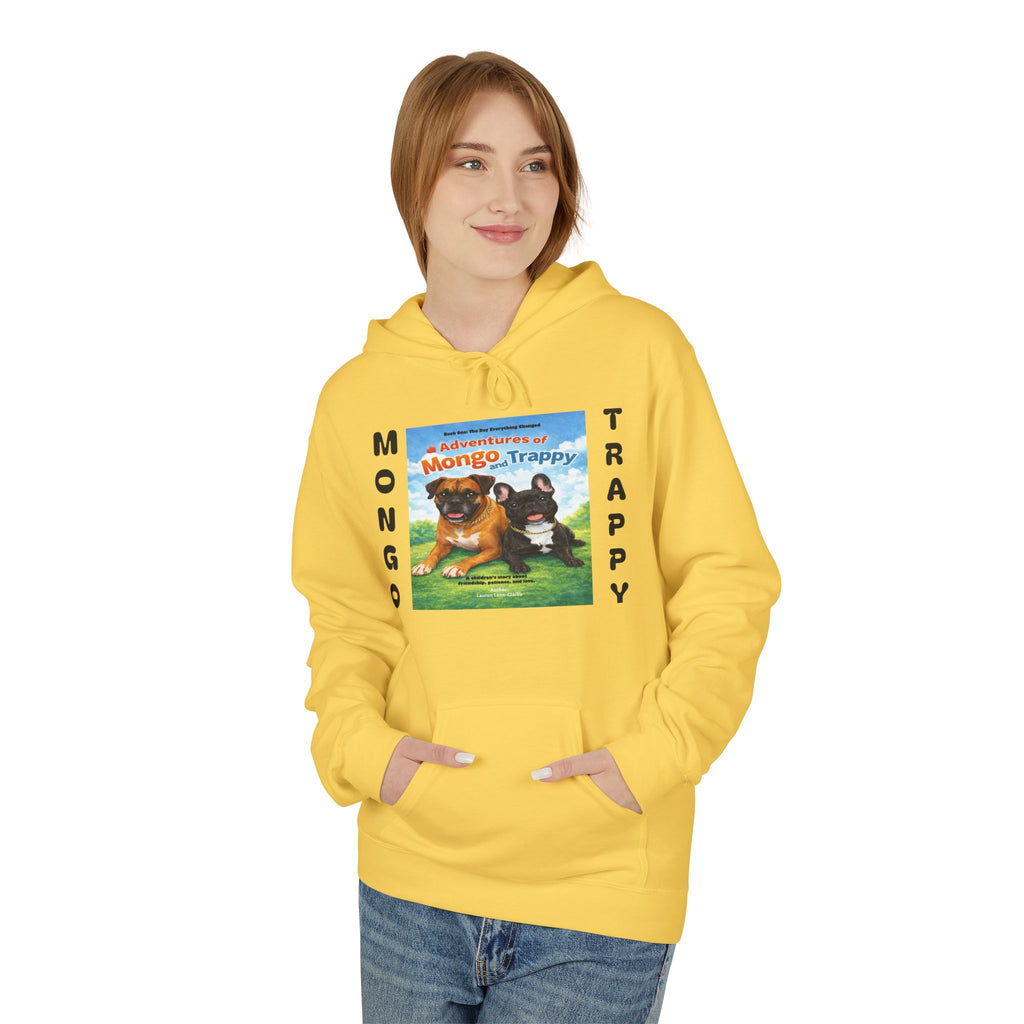 Mongo & Trappy Hoodie — "Adventures of Mongo and Trappy" QR-Scan Graphic Hoodie
