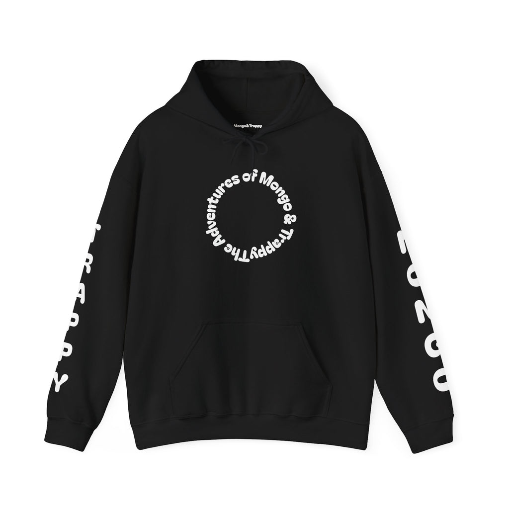Dog Adventure Hoodie — "The Adventures of Mongo & Trappy" Graphic Hooded Sweatshirt