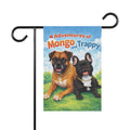 Garden Flag - "Adventures of Mongo and Trappy" Dog Welcome Banner