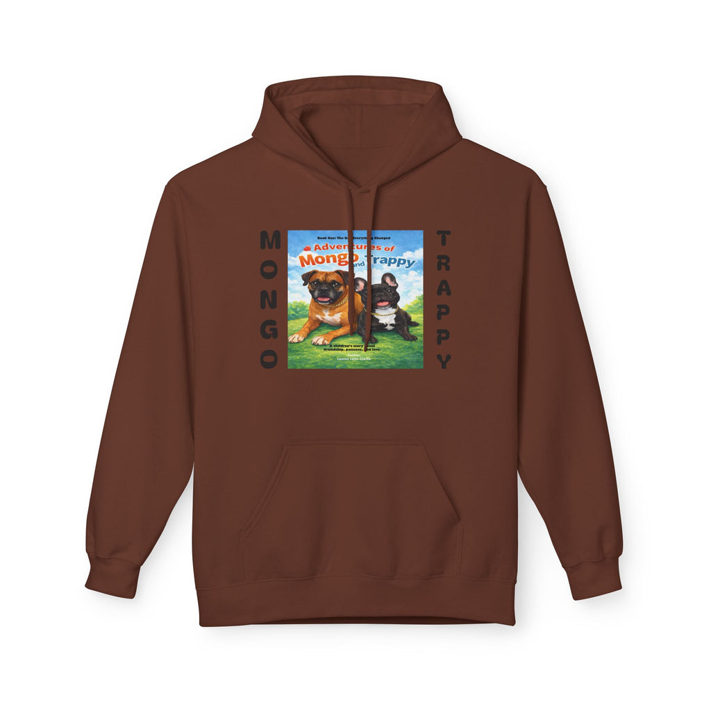 Mongo & Trappy Hoodie — "Adventures of Mongo and Trappy" QR-Scan Graphic Hoodie