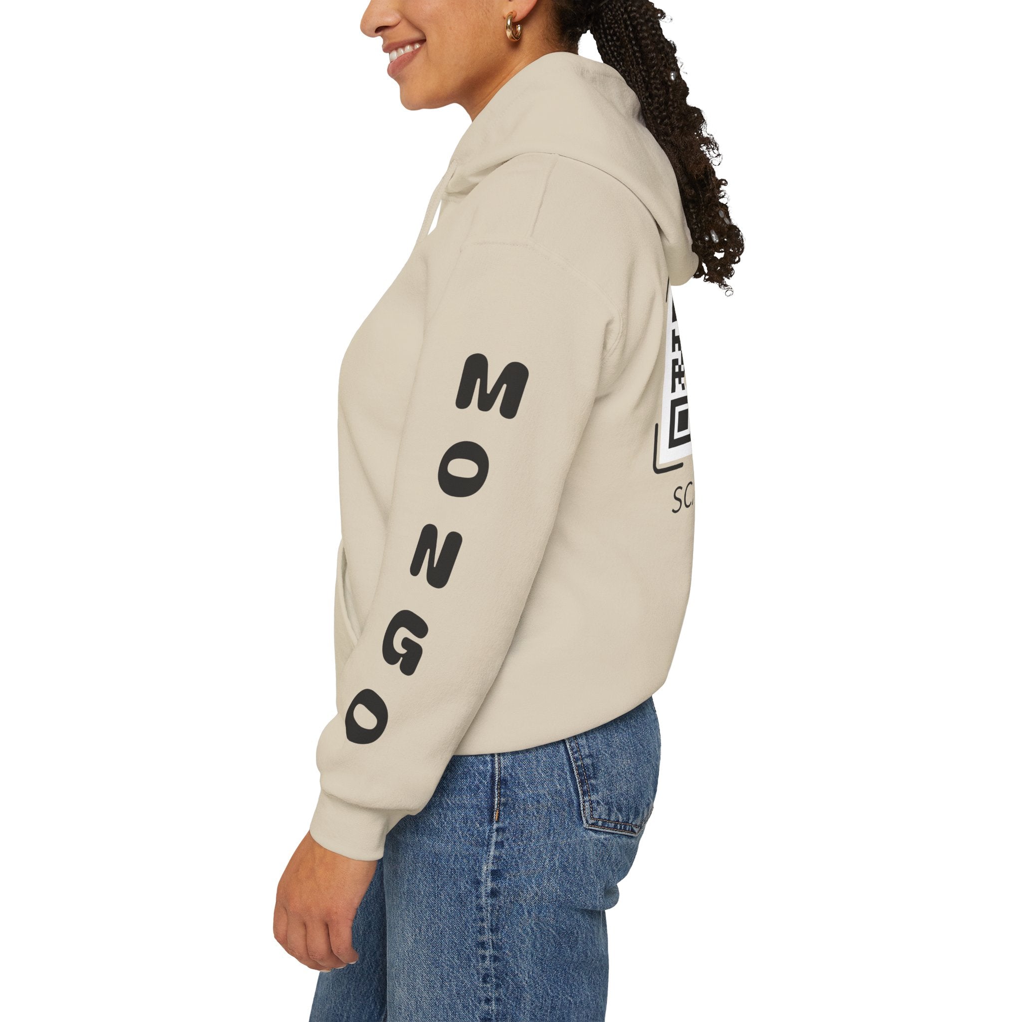 Dog Duo Hoodie — "Mongo and Trappy" Portrait Hoodie with QR Code