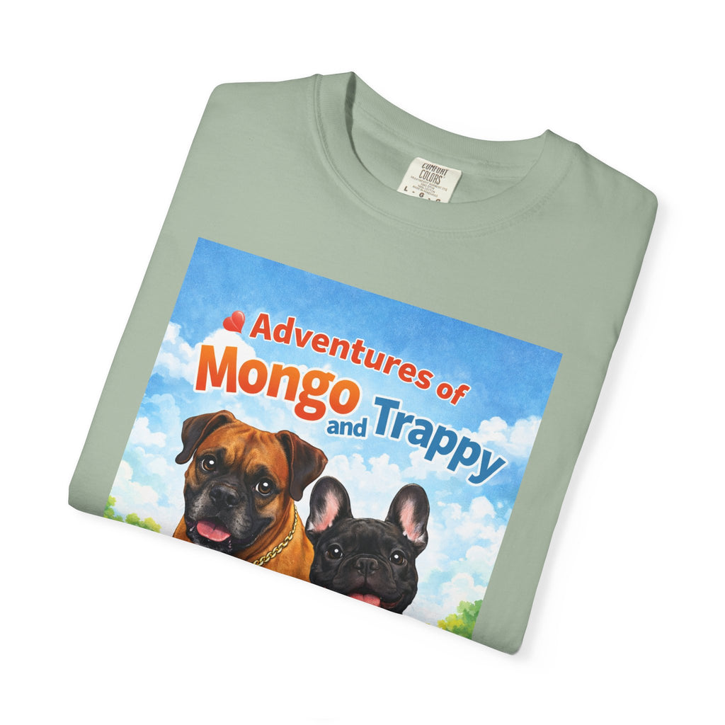 Adventures of Mongo and Trappy T-shirt | Dog Illustration, Cartoon Pets