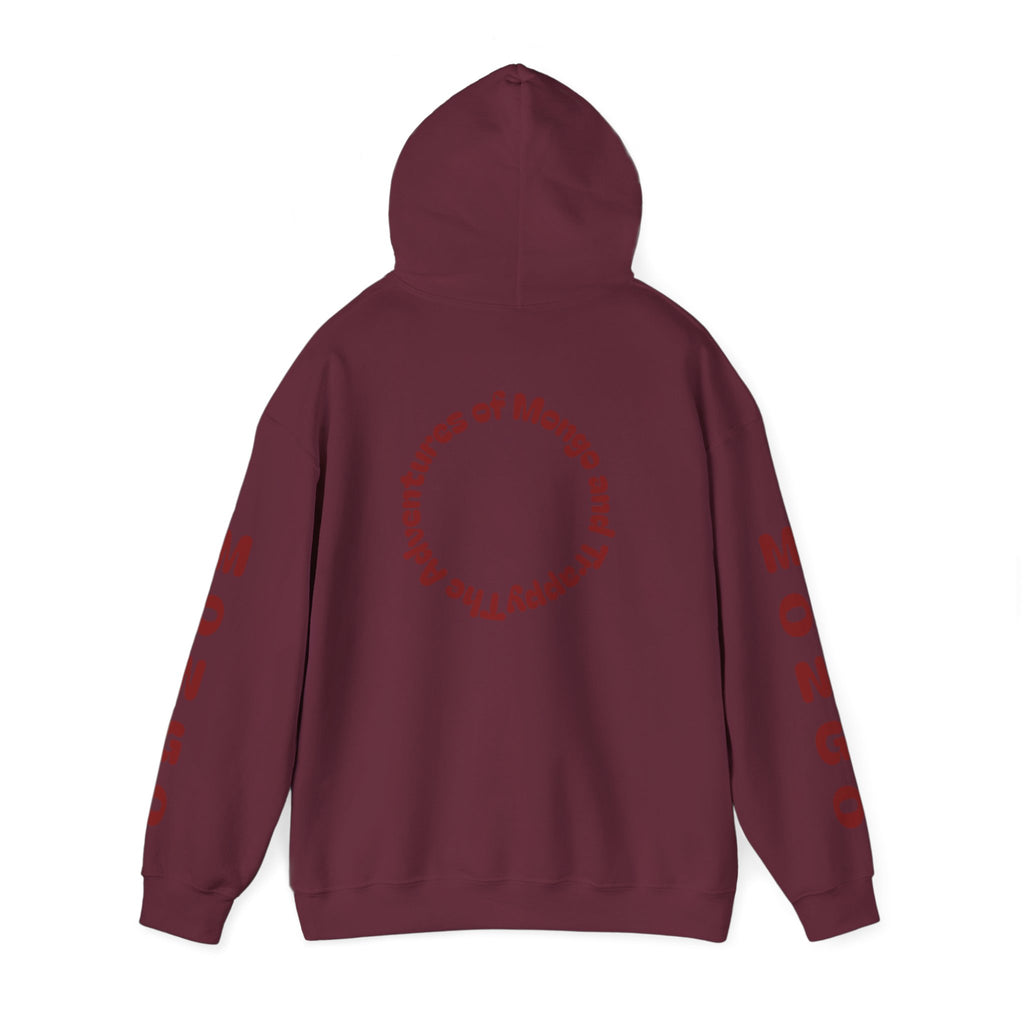 King Mungo Hoodie – Royal Dog Photo Pullover with 'Mungo' Sleeve Text
