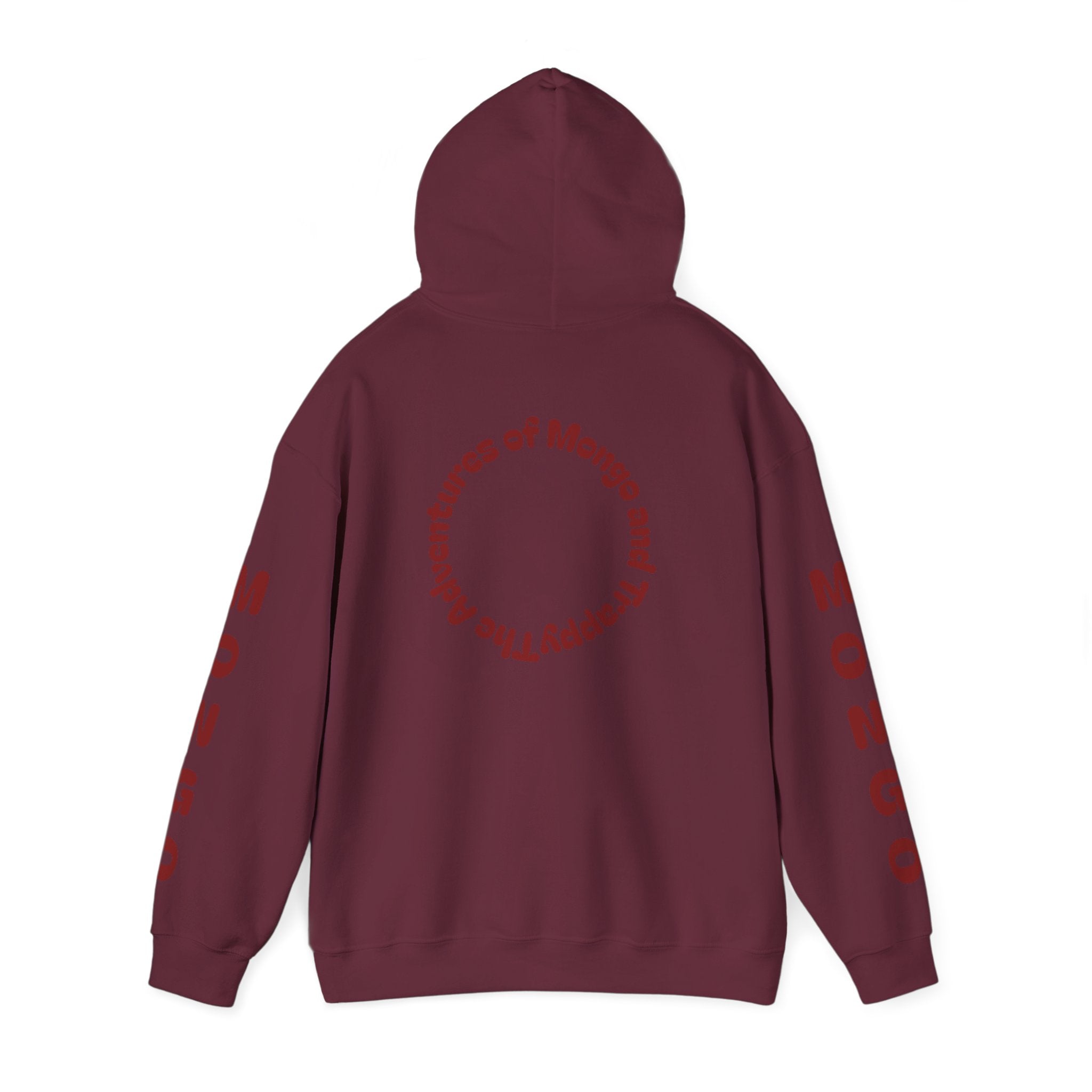 King Mungo Hoodie – Royal Dog Photo Pullover with 'Mungo' Sleeve Text