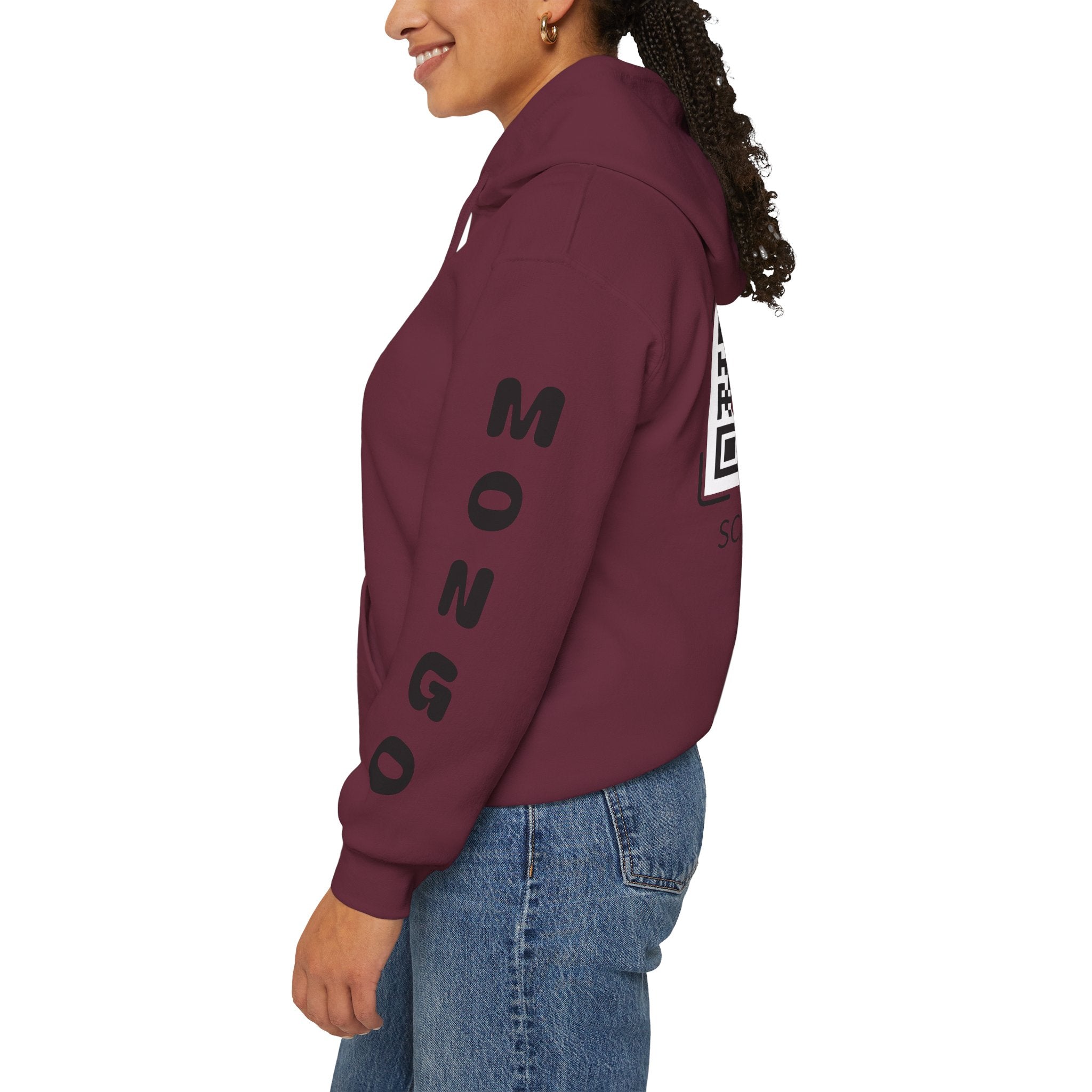 Dog Duo Hoodie — "Mongo and Trappy" Portrait Hoodie with QR Code