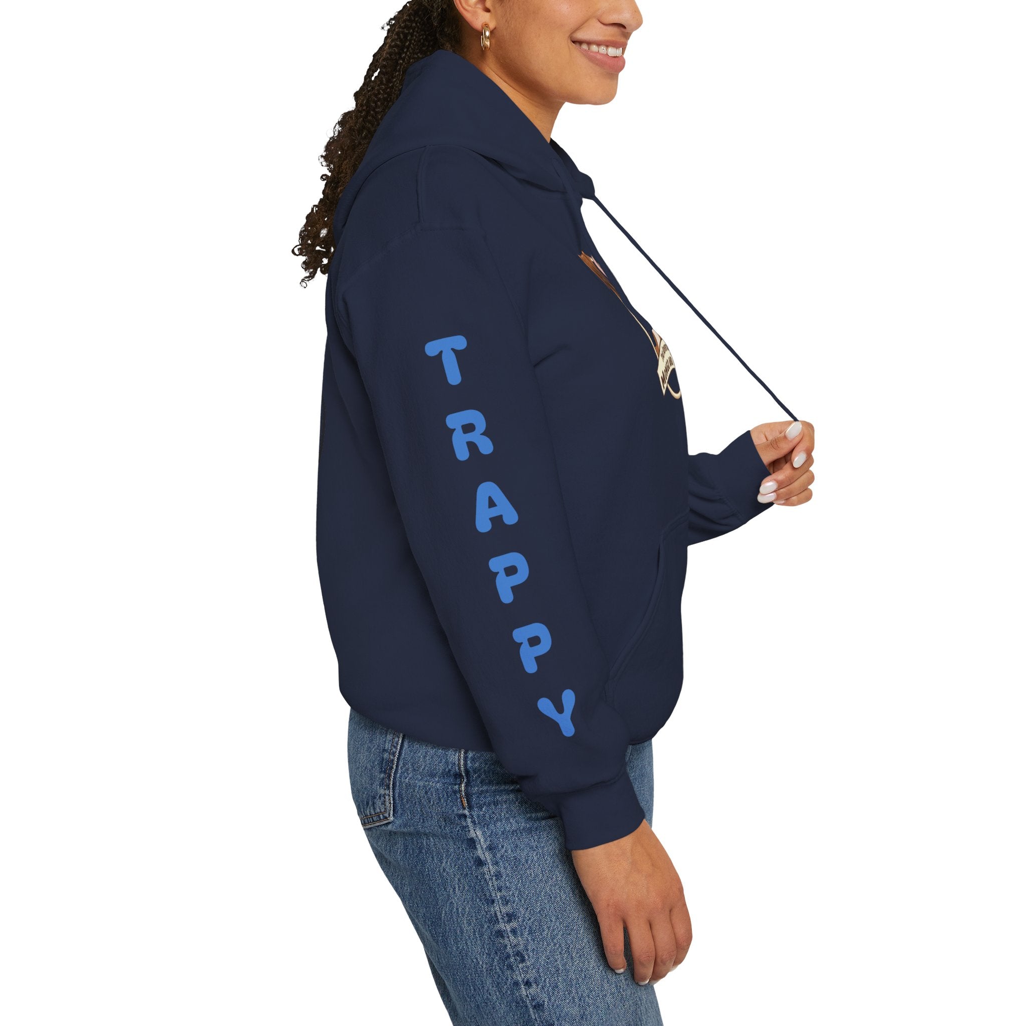 Dog Duo Hoodie — "Mongo and Trappy" Portrait Hoodie with QR Code