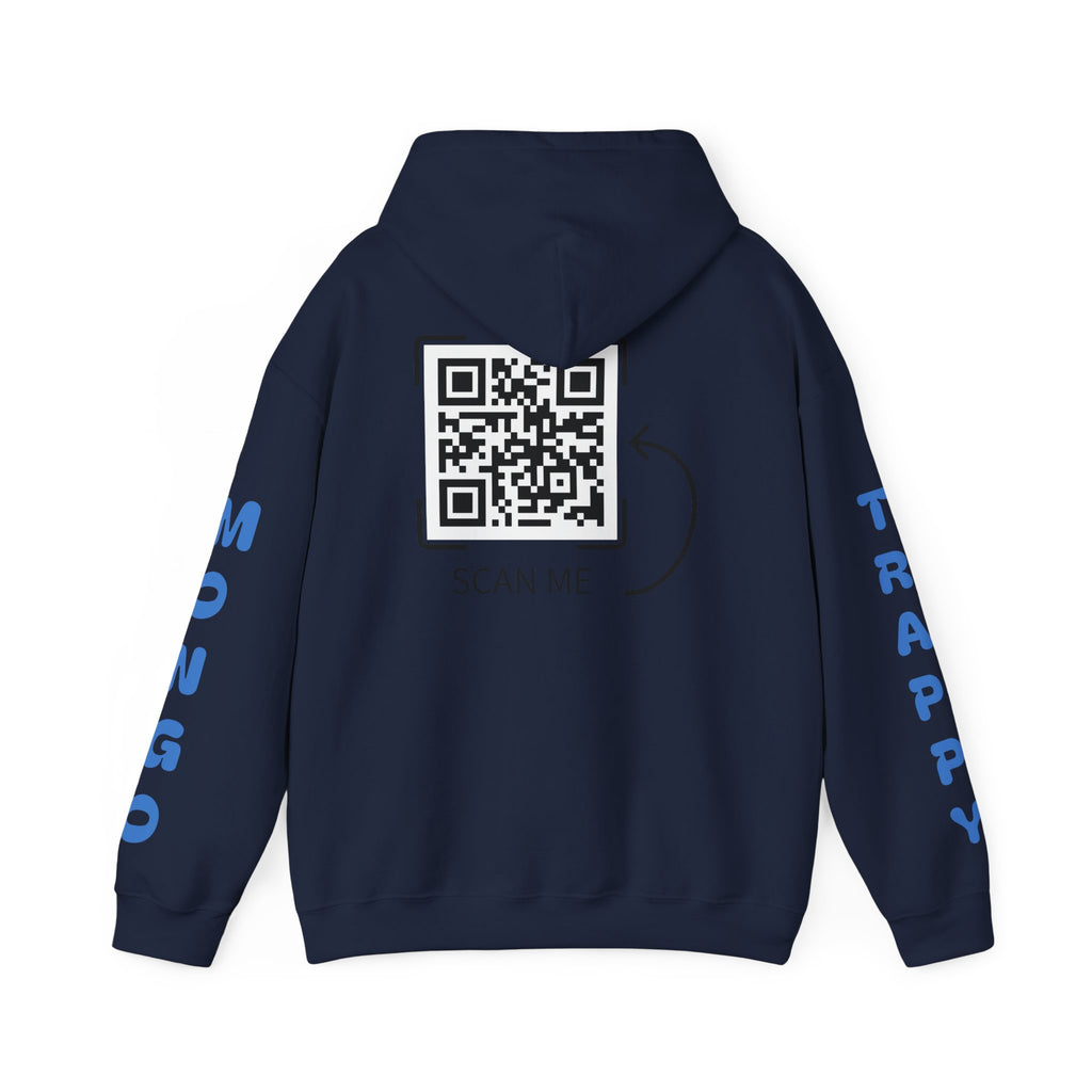 Dog Duo Hoodie — "Mongo and Trappy" Portrait Hoodie with QR Code