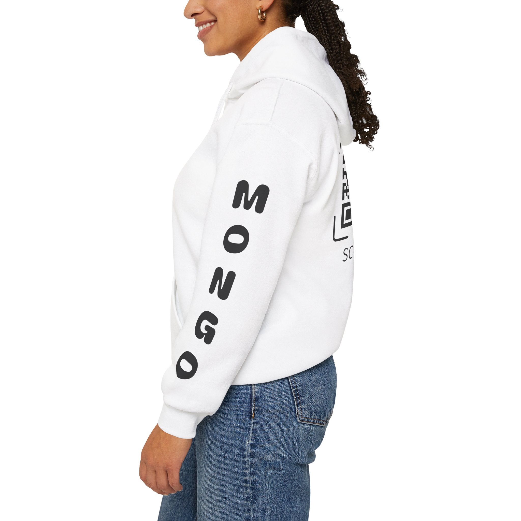 Dog Duo Hoodie — "Mongo and Trappy" Portrait Hoodie with QR Code