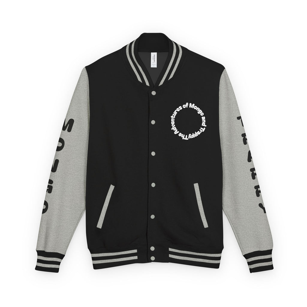 The Adventures of Mongo and Trappy Letterman Jacket | Dog Portrait Varsity Jacket