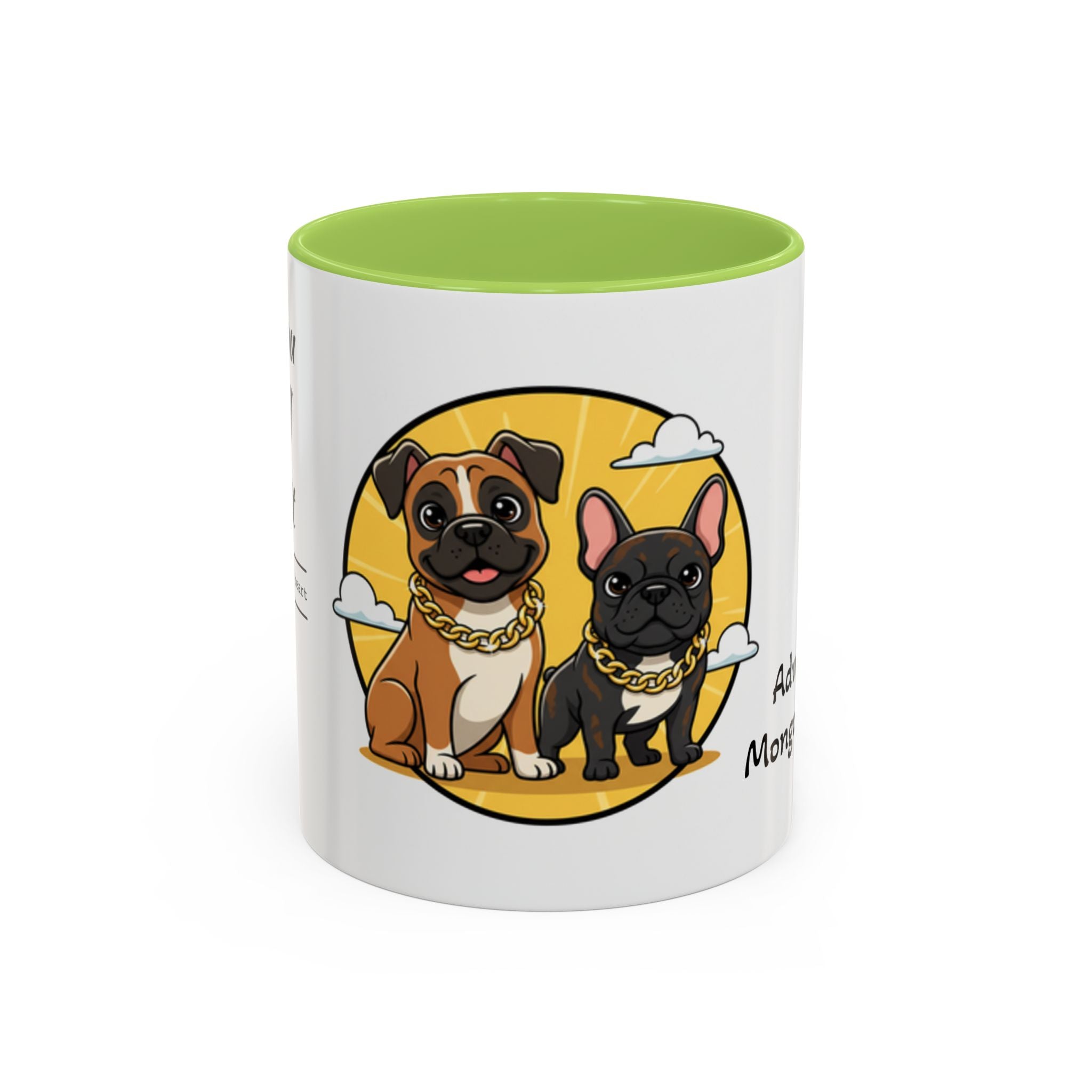 Coffee Mug — 'Adventures of Mongo and Trappy' Cartoon Dog Mug