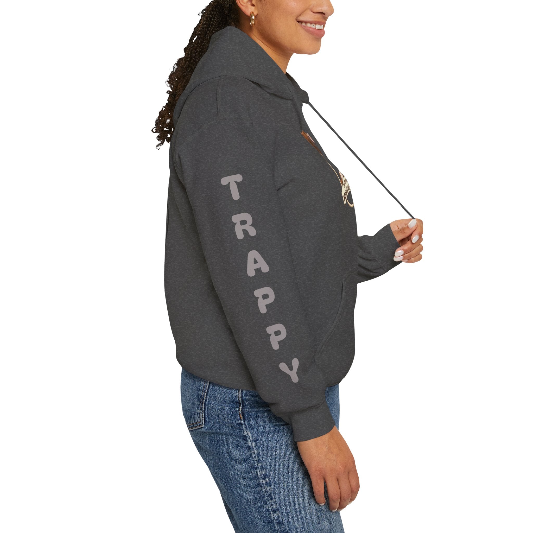 Dog Duo Hoodie — "Mongo and Trappy" Portrait Hoodie with QR Code