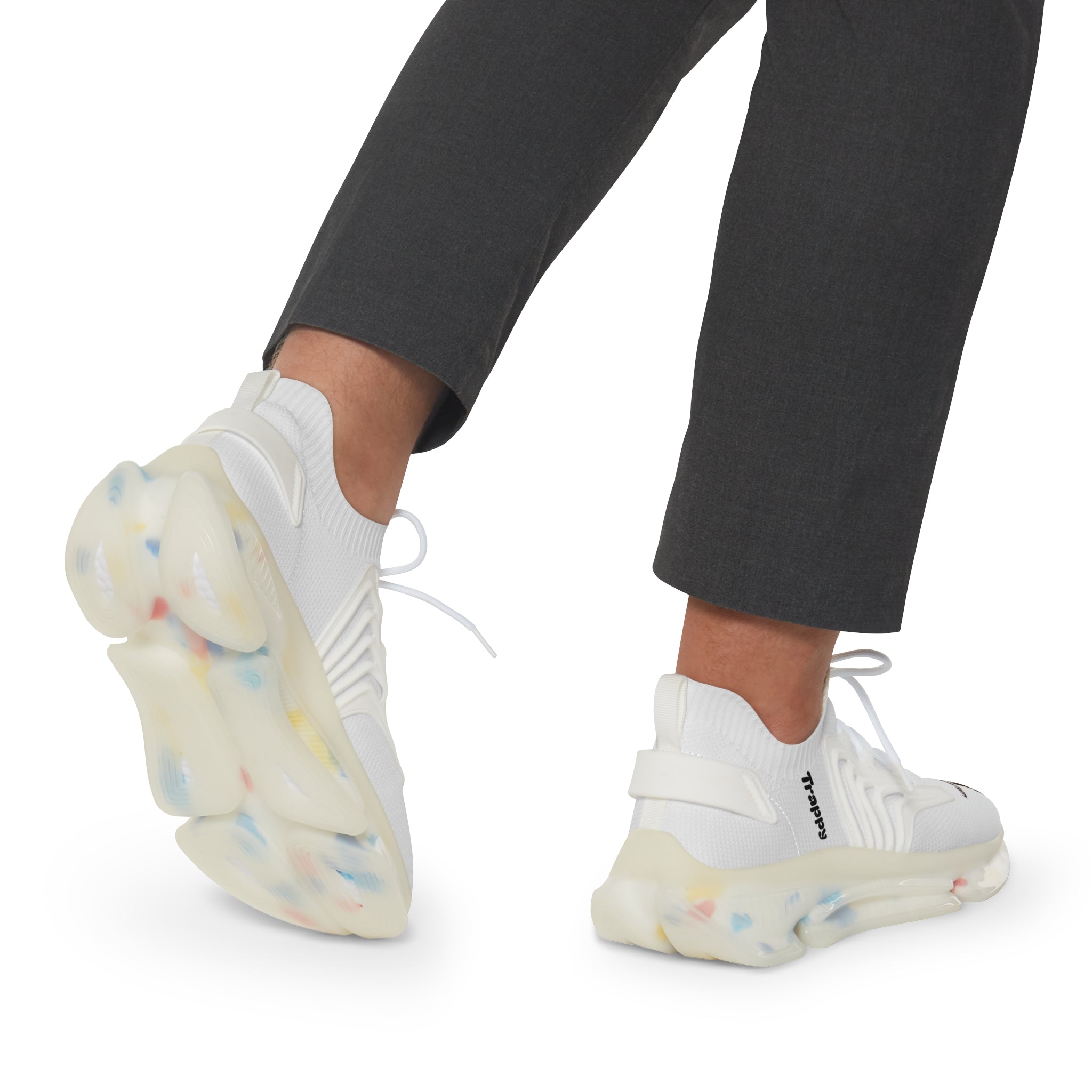 Mesh Sneakers — Custom French Bulldog Graphic Athletic Shoes