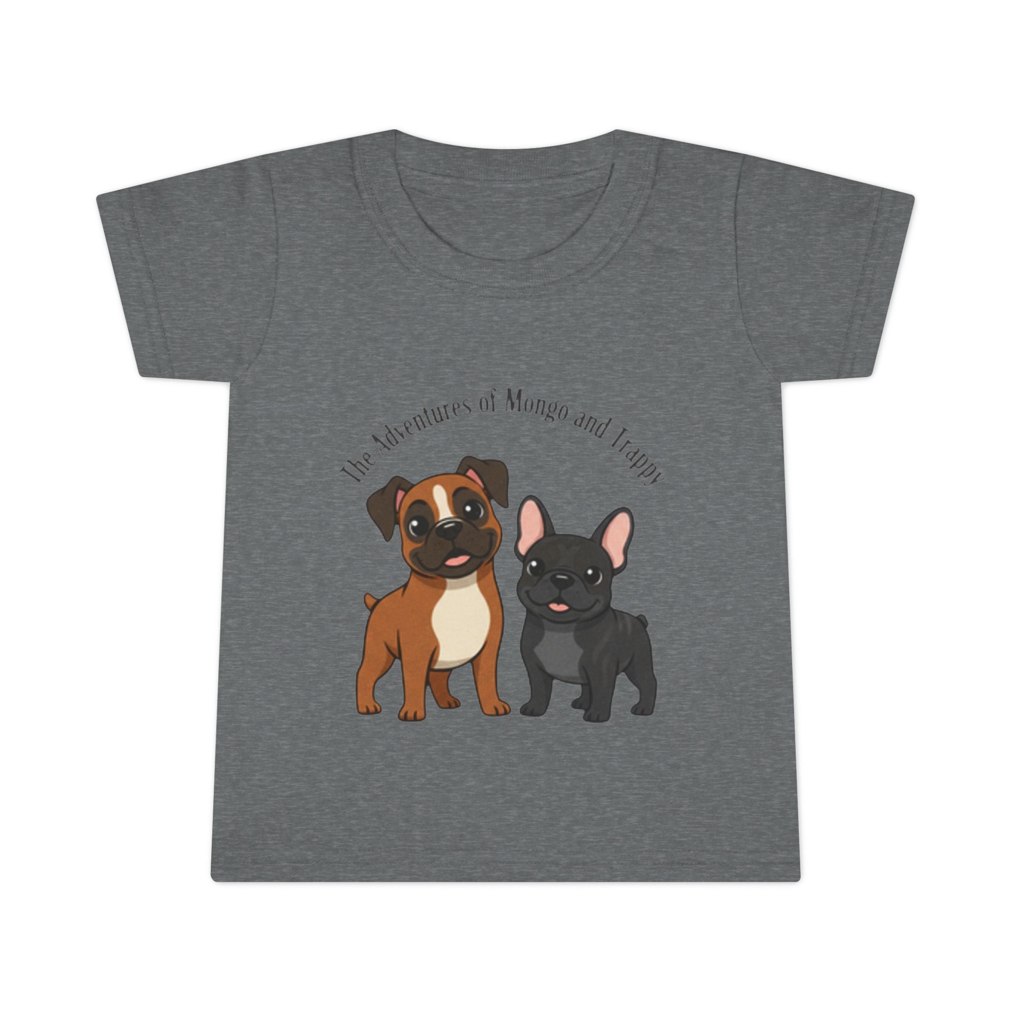 Toddler T‑Shirt  Cartoon  Pups “Mongo and Trappy”