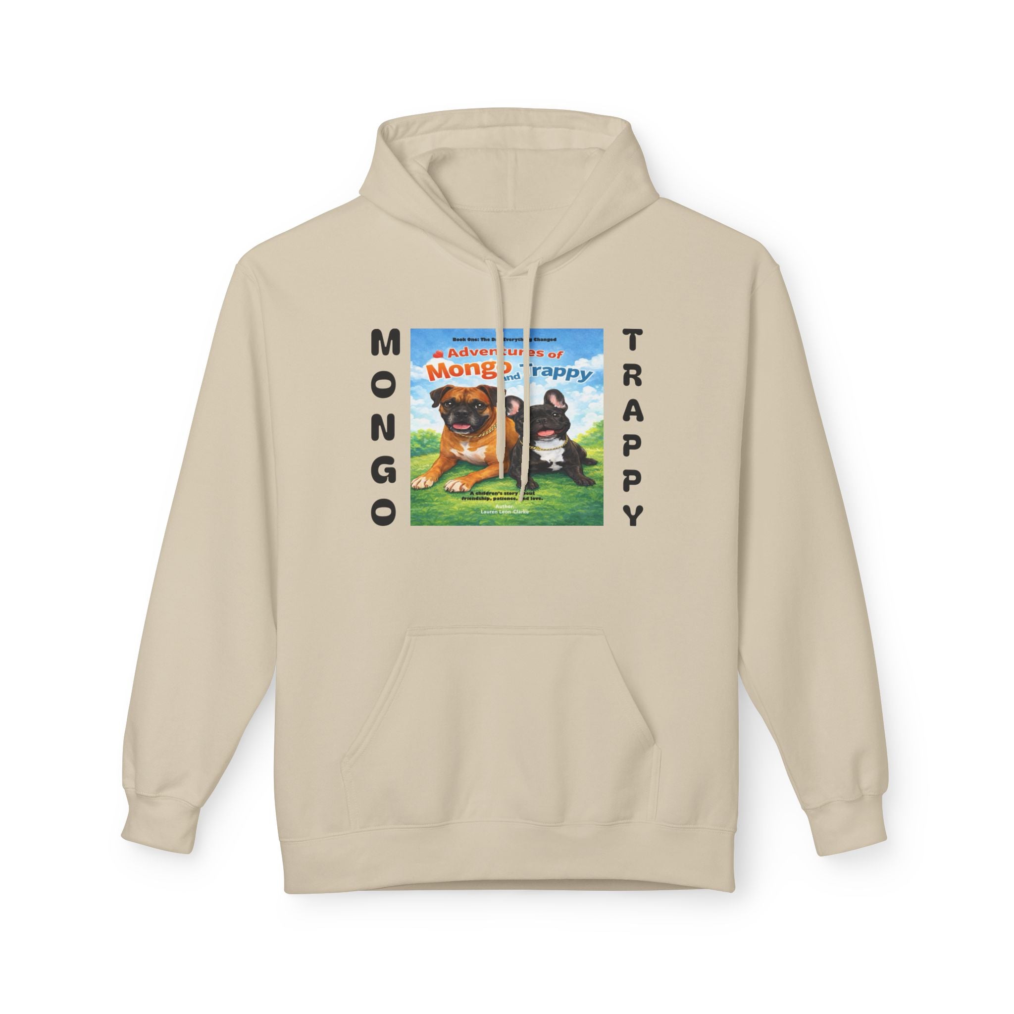 Mongo & Trappy Hoodie — "Adventures of Mongo and Trappy" QR-Scan Graphic Hoodie