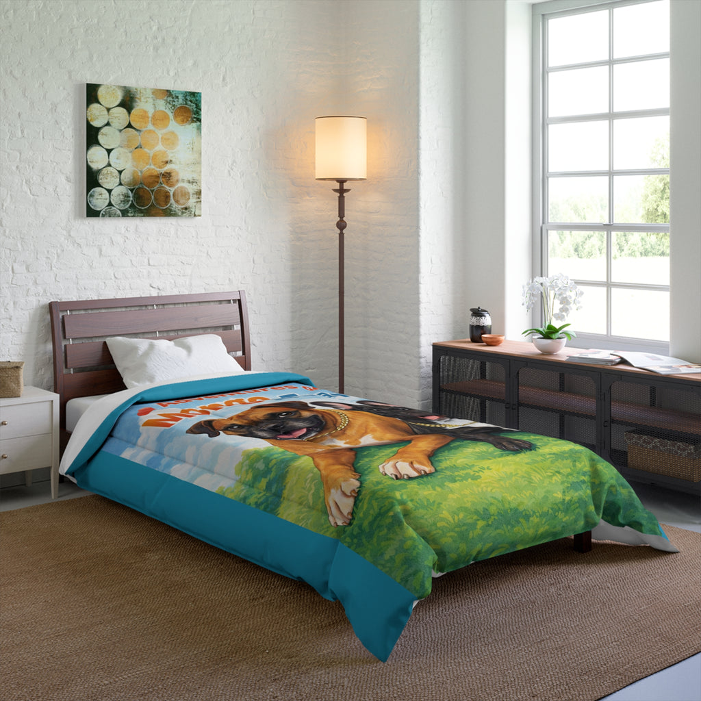 Adventures of Mongo & Trappy Comforter — Cute Dog Kids Bedding