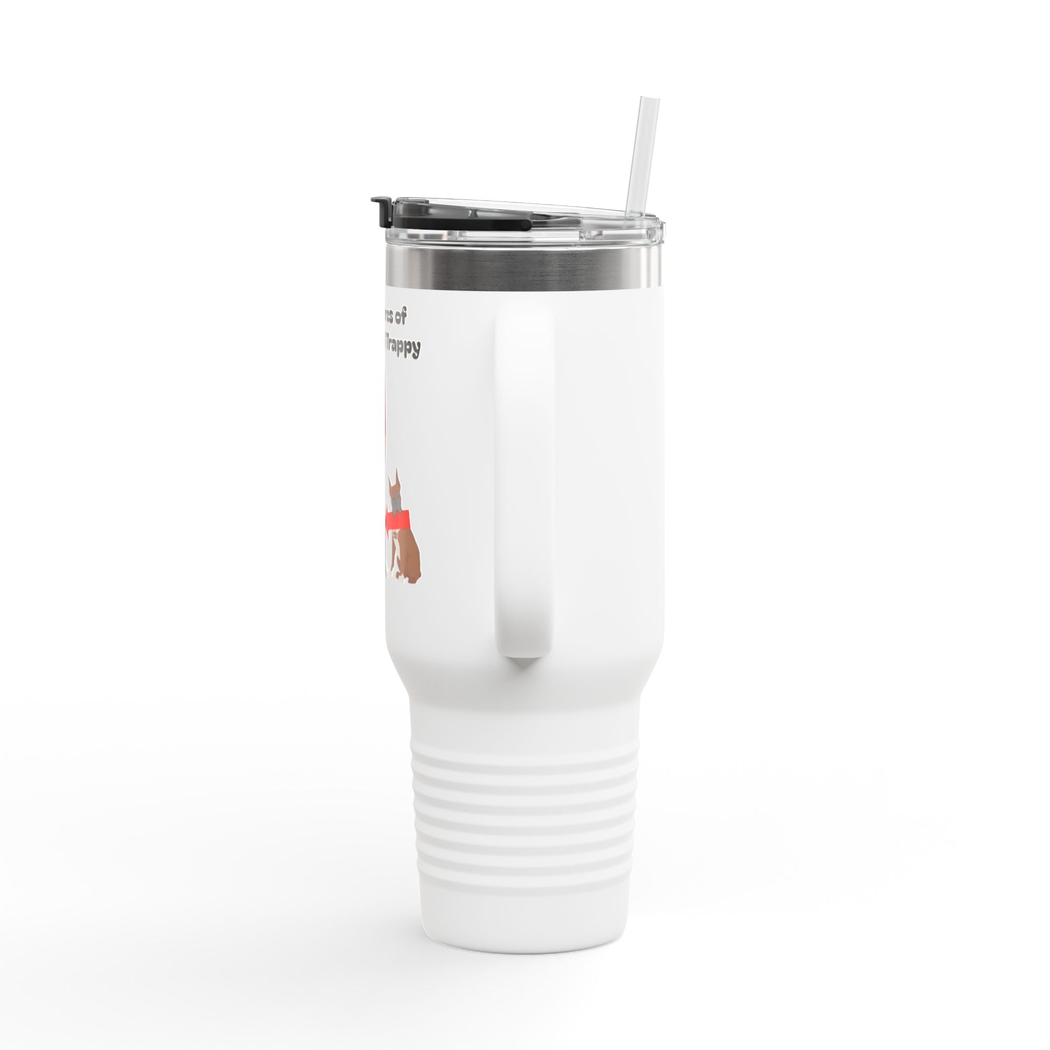 40oz Insulated Travel Mug — Adventures of Mongo and Trappy Personalized Pet & Owner Tumbler