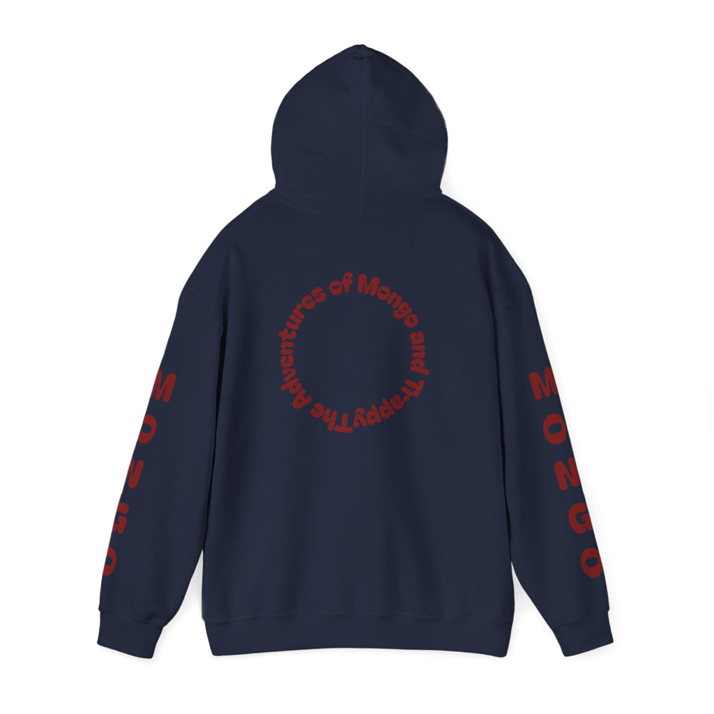 King Mungo Hoodie – Royal Dog Photo Pullover with 'Mungo' Sleeve Text