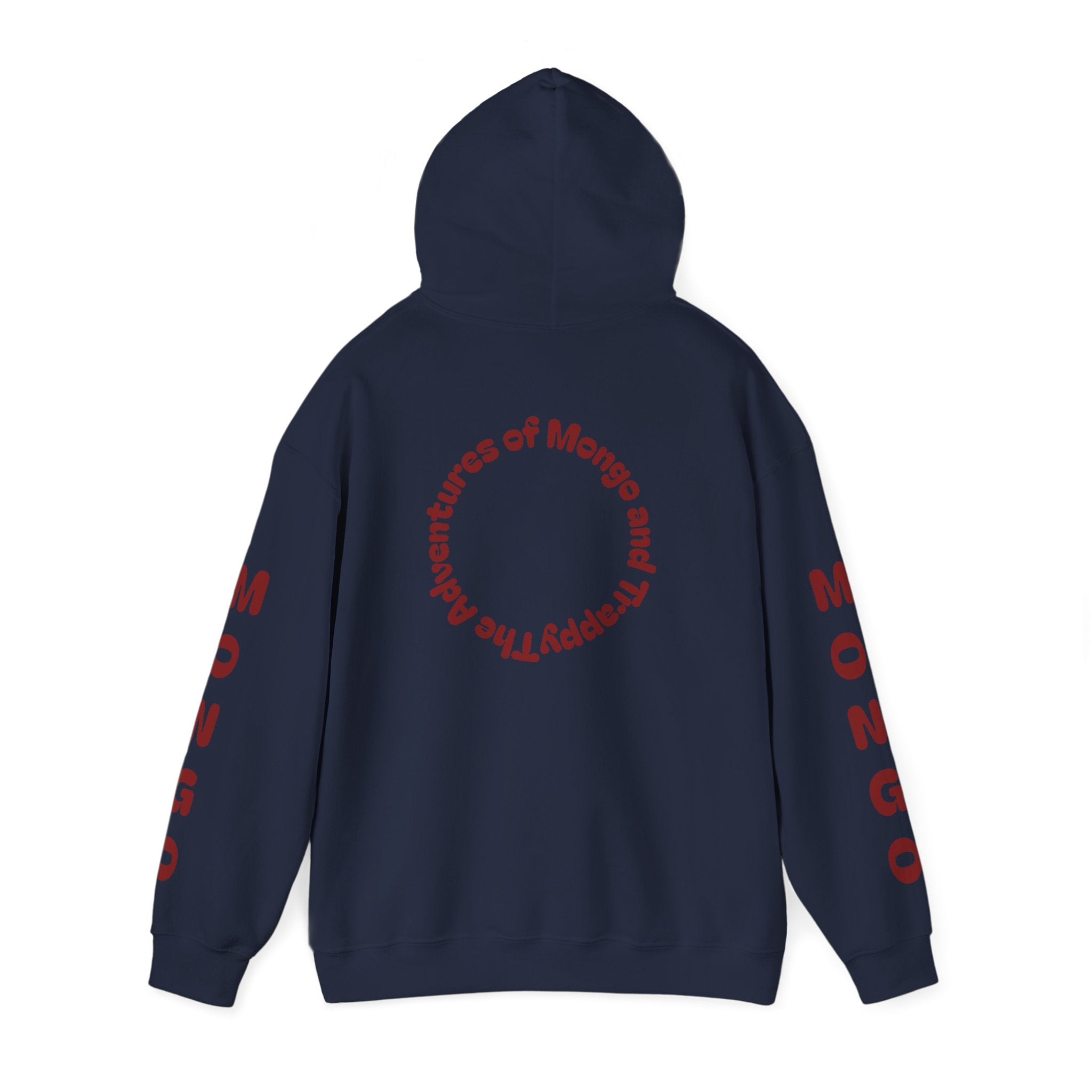 King Mungo Hoodie – Royal Dog Photo Pullover with 'Mungo' Sleeve Text