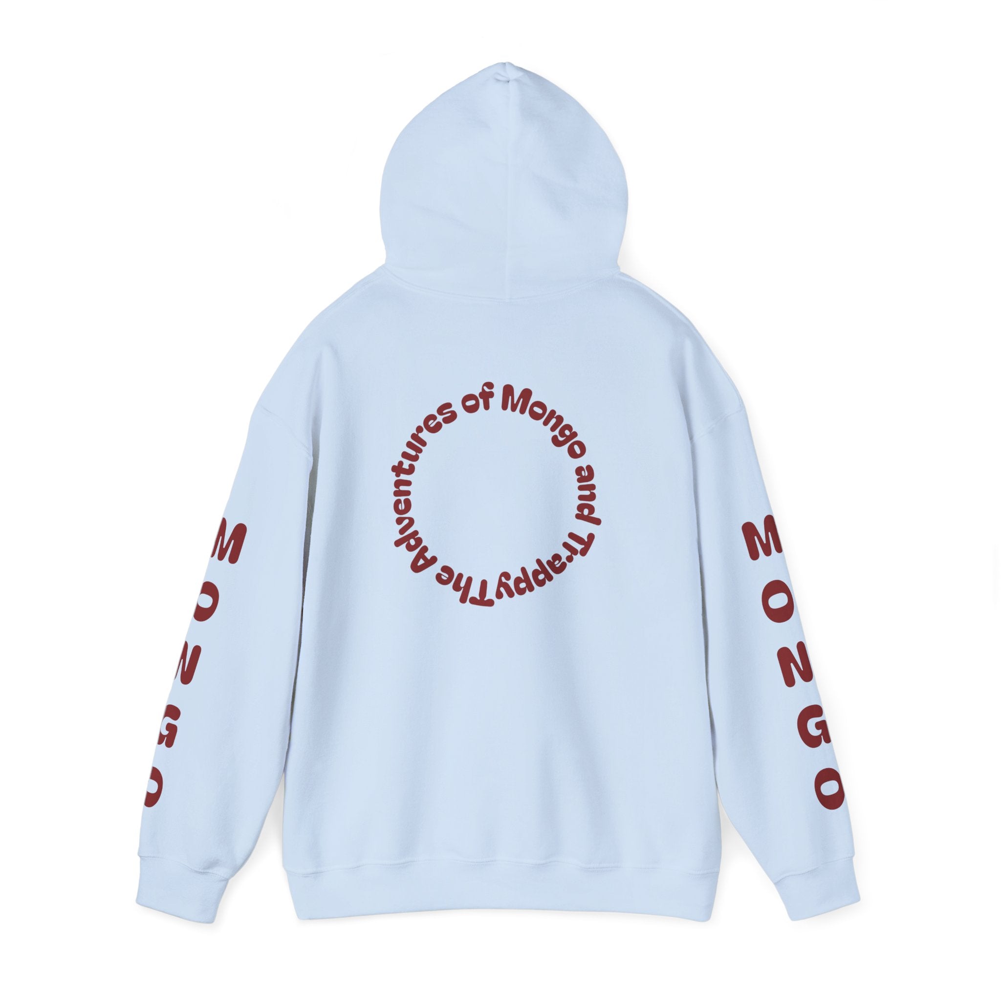 King Mungo Hoodie – Royal Dog Photo Pullover with 'Mungo' Sleeve Text
