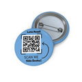 Scan Me Kids Books Pin Button — QR Code Reading Badge for Libraries & Classrooms