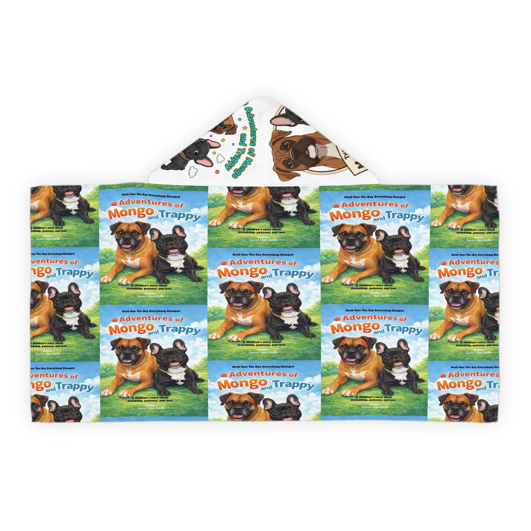 Youth Hooded Towel — "Adventures of Mongo & Trappy" Kids Beach & Bath Wrap