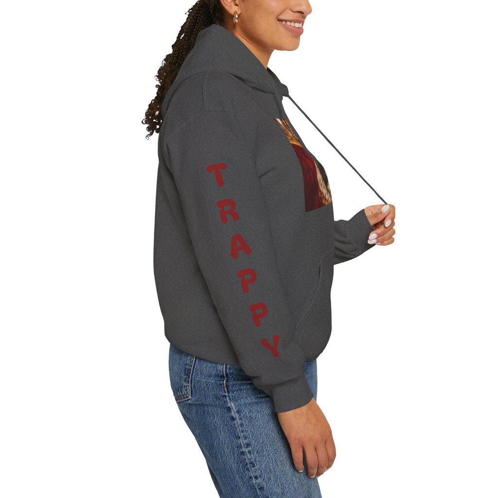 King Tuffy Crowned Dog Hoodie — Royal Dog Portrait Sweatshirt