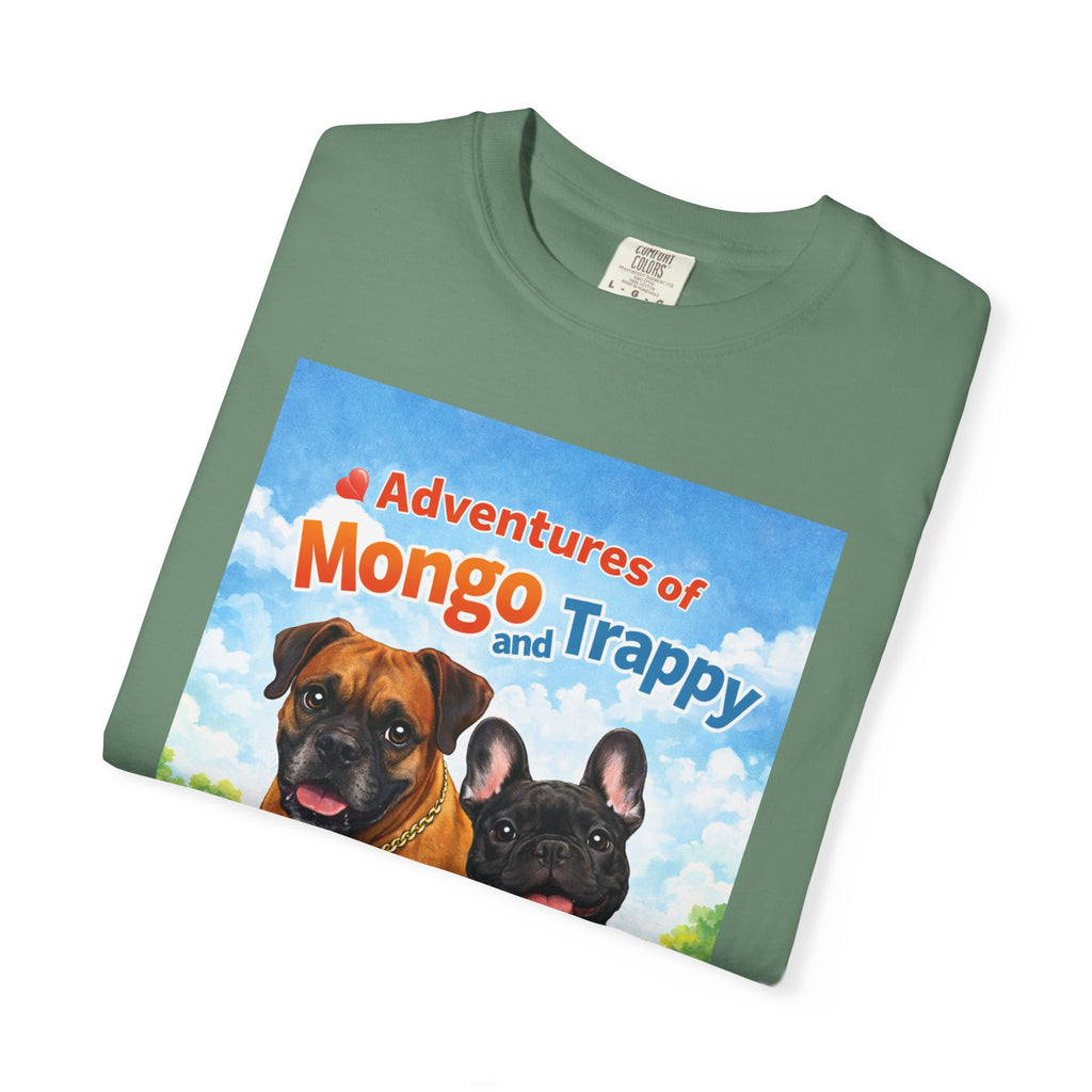 Adventures of Mongo and Trappy T-shirt | Dog Illustration, Cartoon Pets