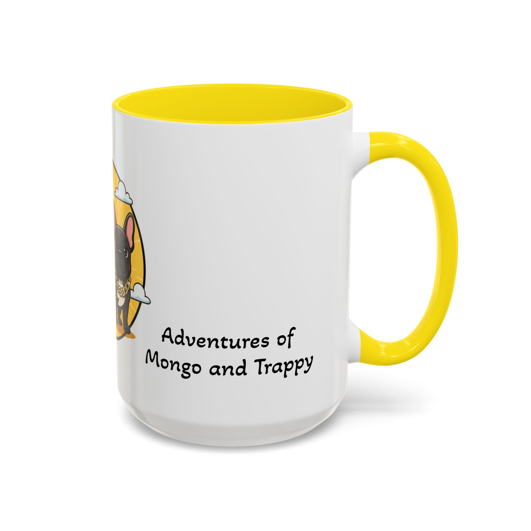 Coffee Mug — 'Adventures of Mongo and Trappy' Cartoon Dog Mug